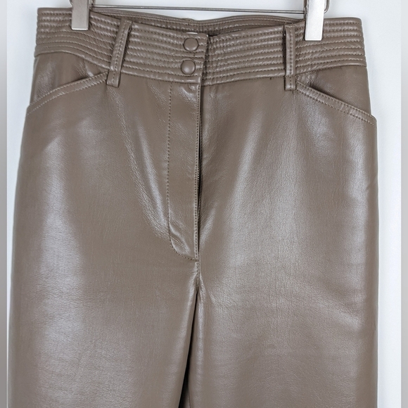 WILFRED Aritzia Funk Pant faux leather high rise size 6 - Picture 5 of 12